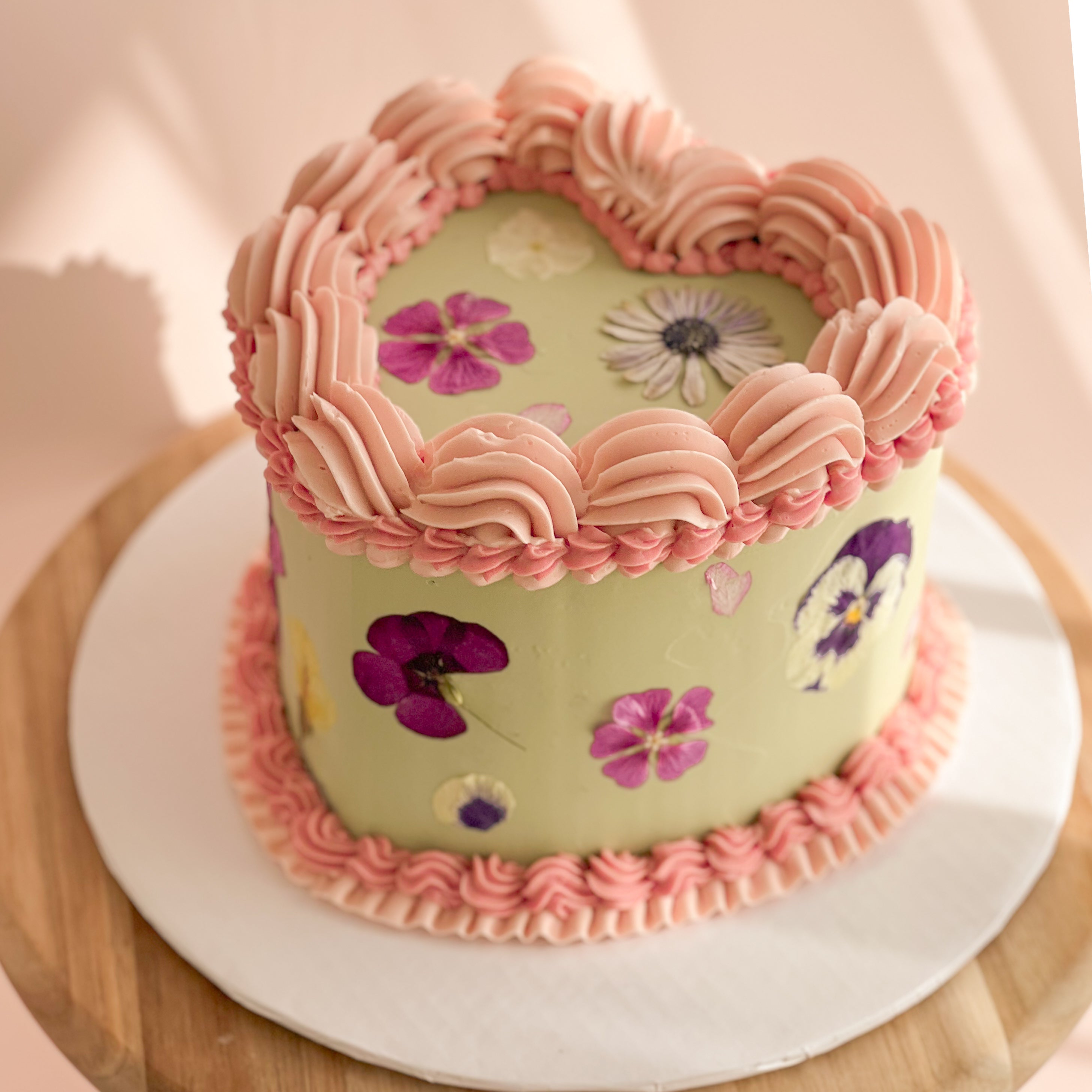 Edible Pressed Flower Cake Decoration Archives - Wild Blossoms Studio